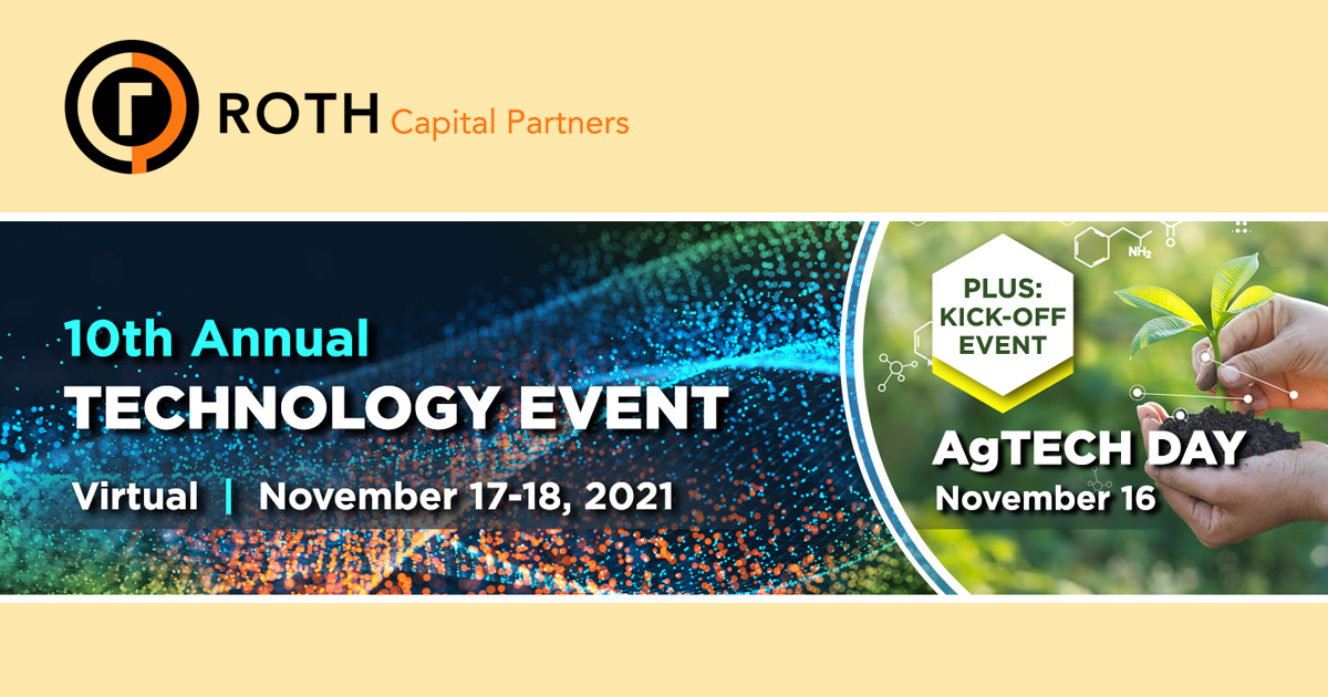 The Roth Technology & AgTech Answers Virtual Event